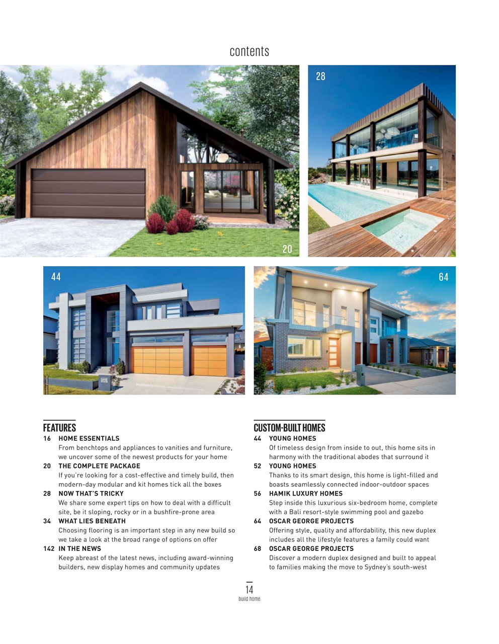 Build Home Preview Pages