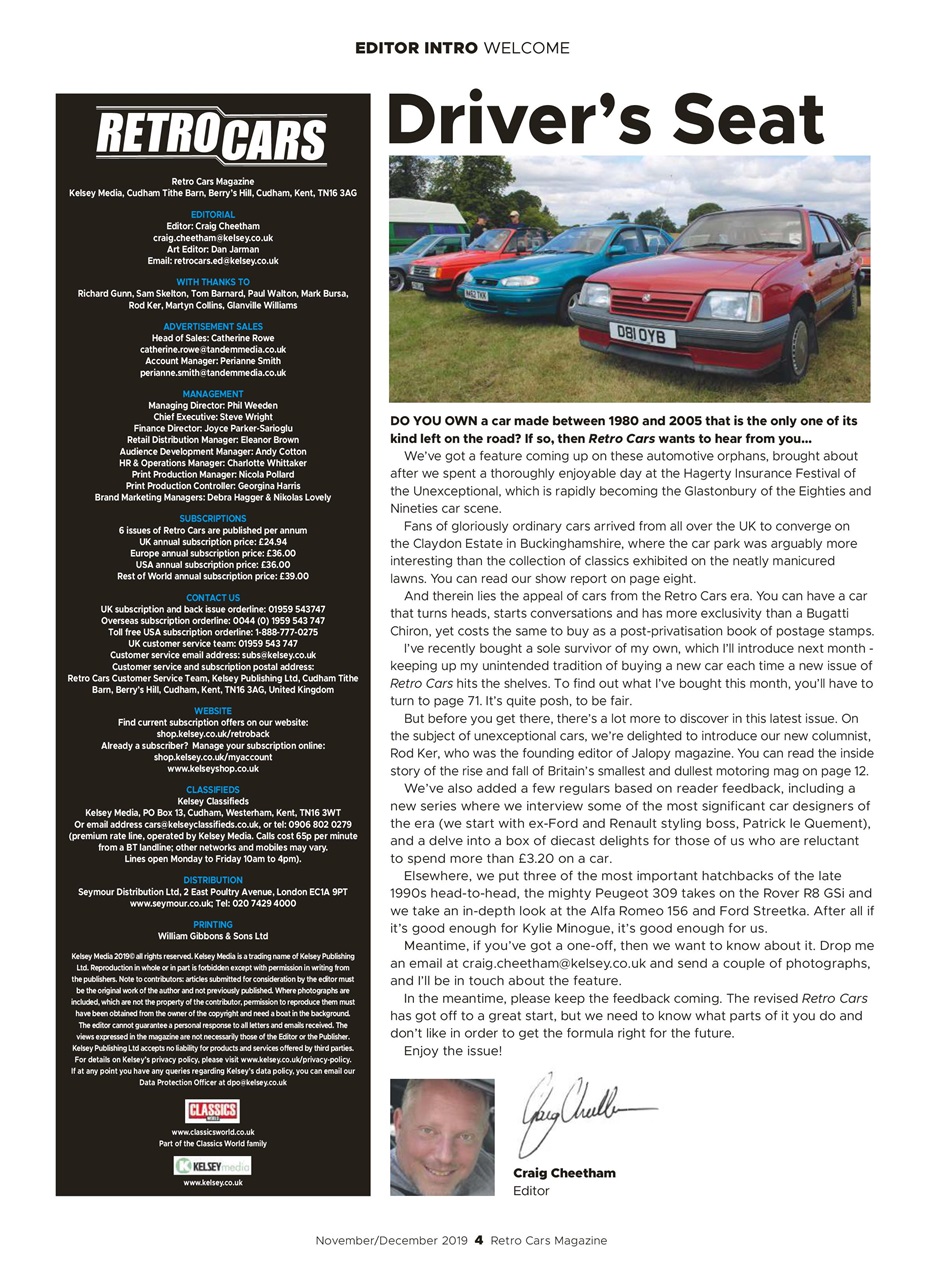 Retro Cars Preview Pages