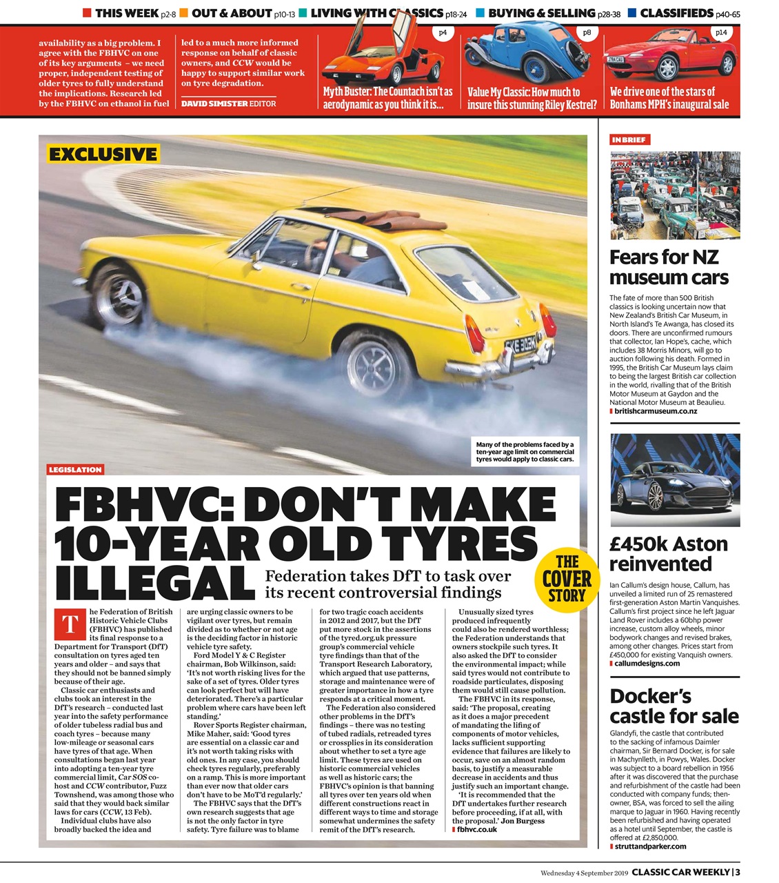 Classic Car Weekly Preview Pages
