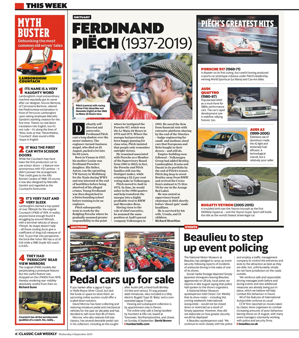 Classic Car Weekly Preview Pages