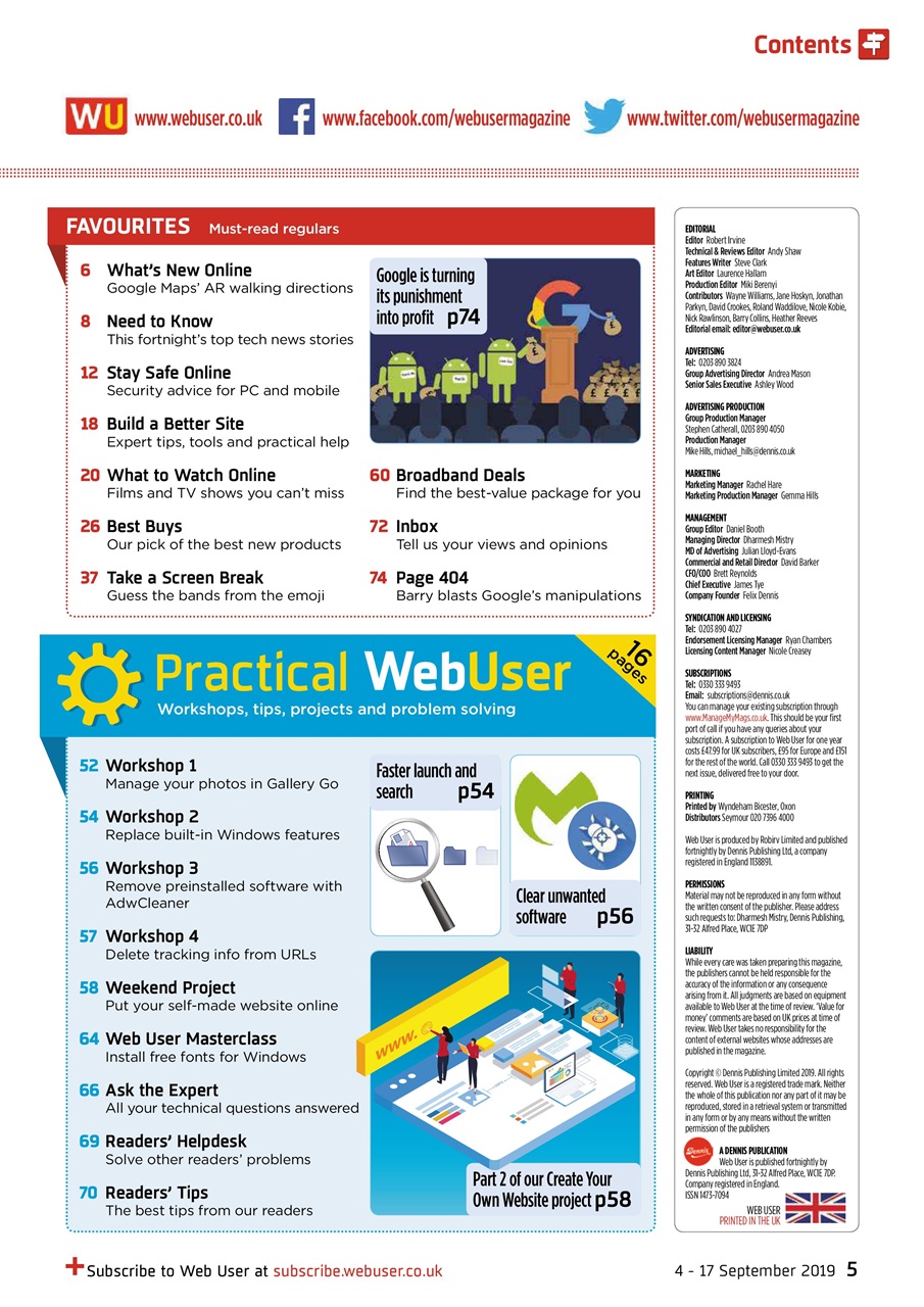 Webuser Preview Pages