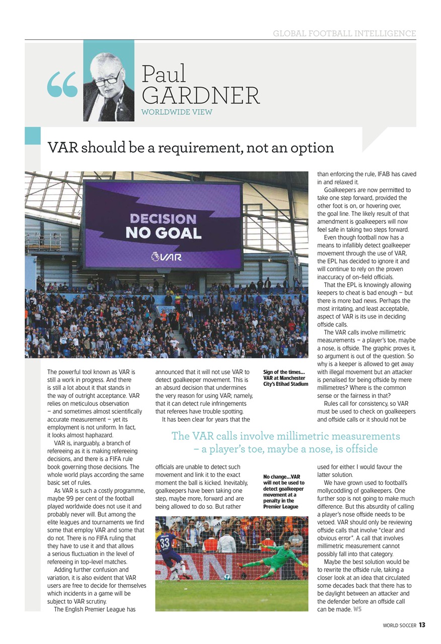World Soccer Preview Pages