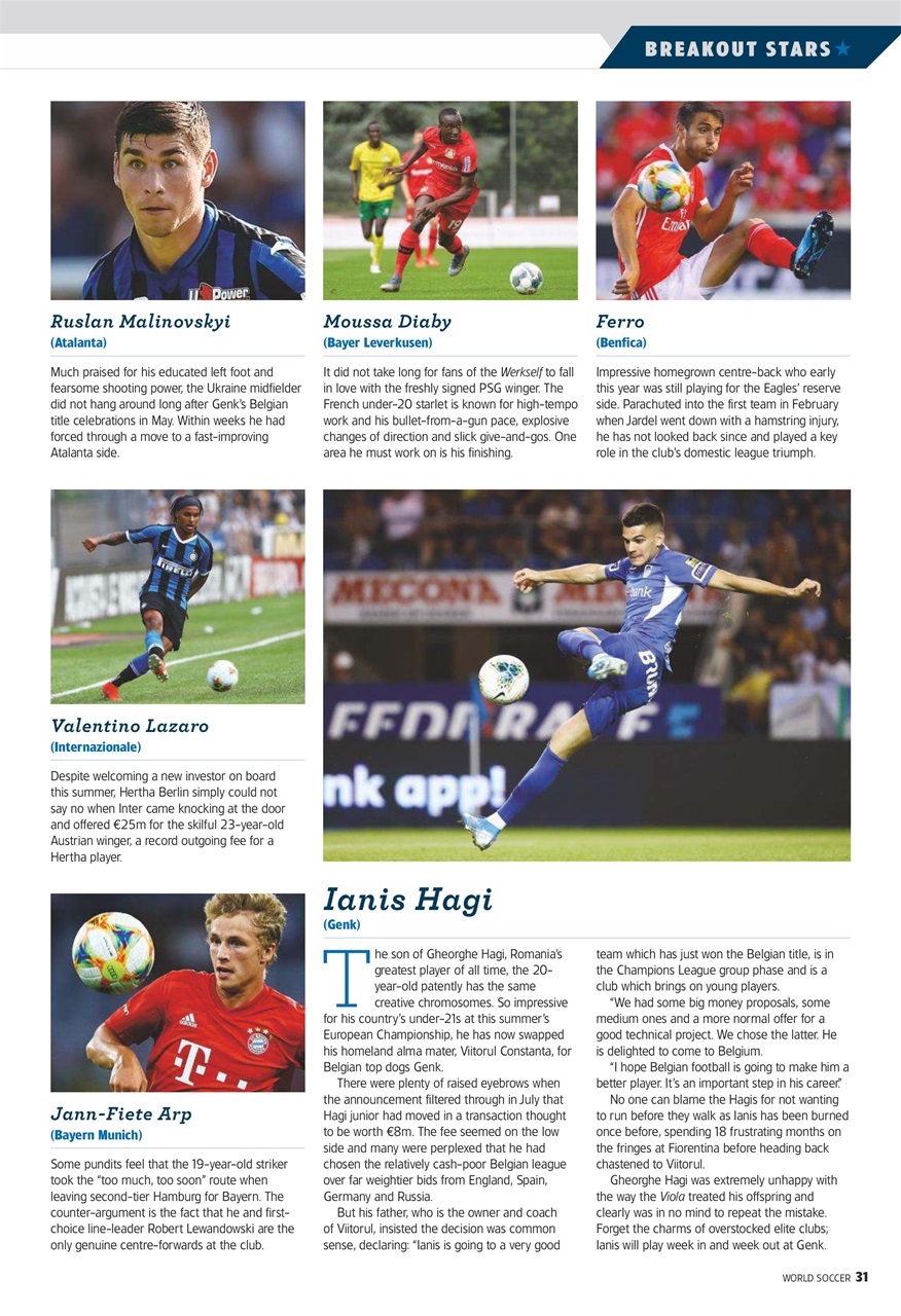 World Soccer Preview Pages