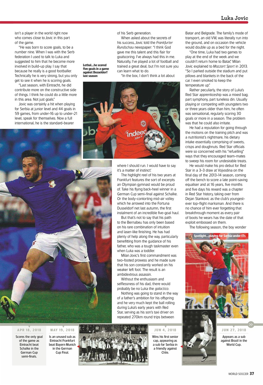 World Soccer Preview Pages