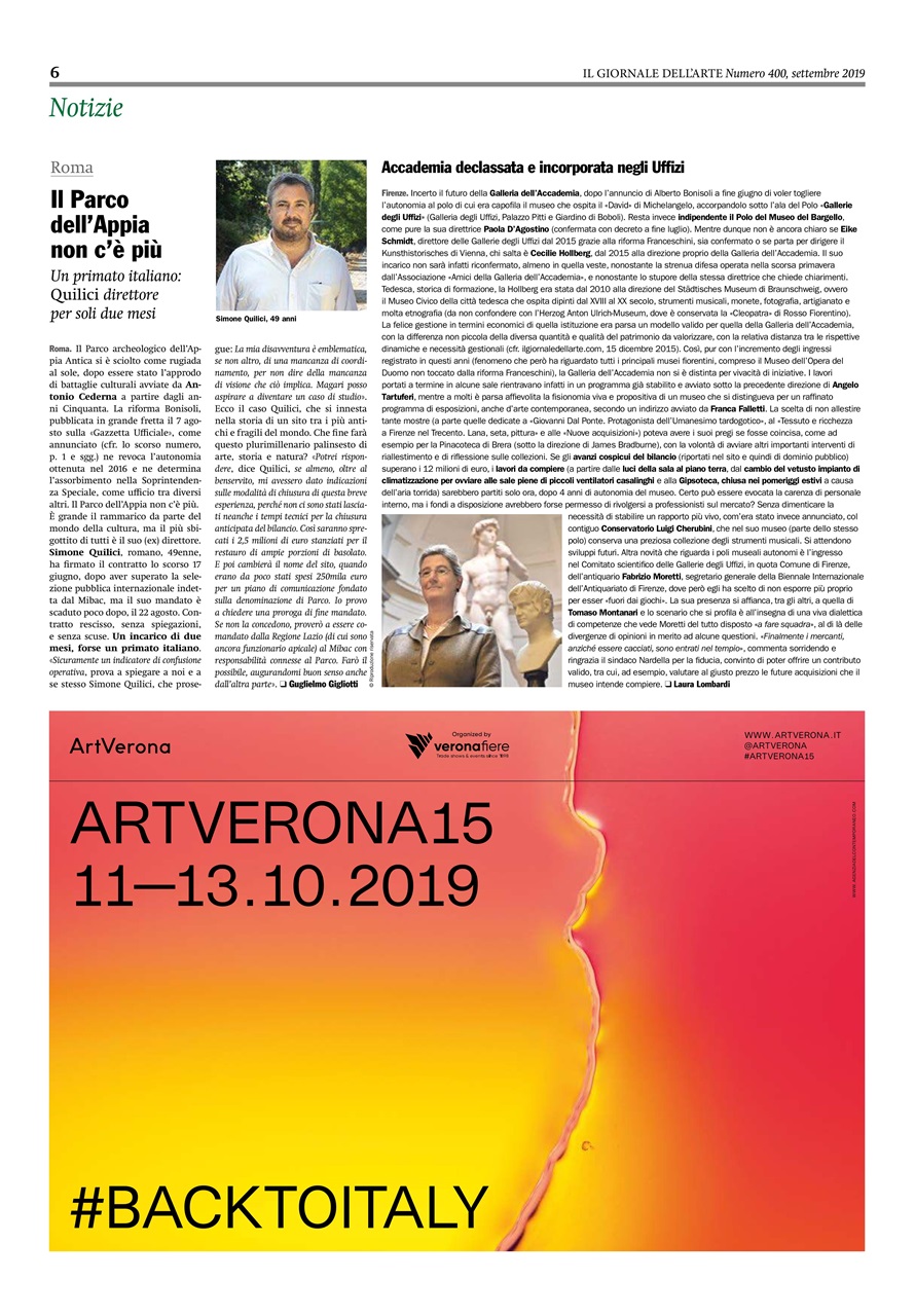 Il Giornale Dell’Arte Preview Pages