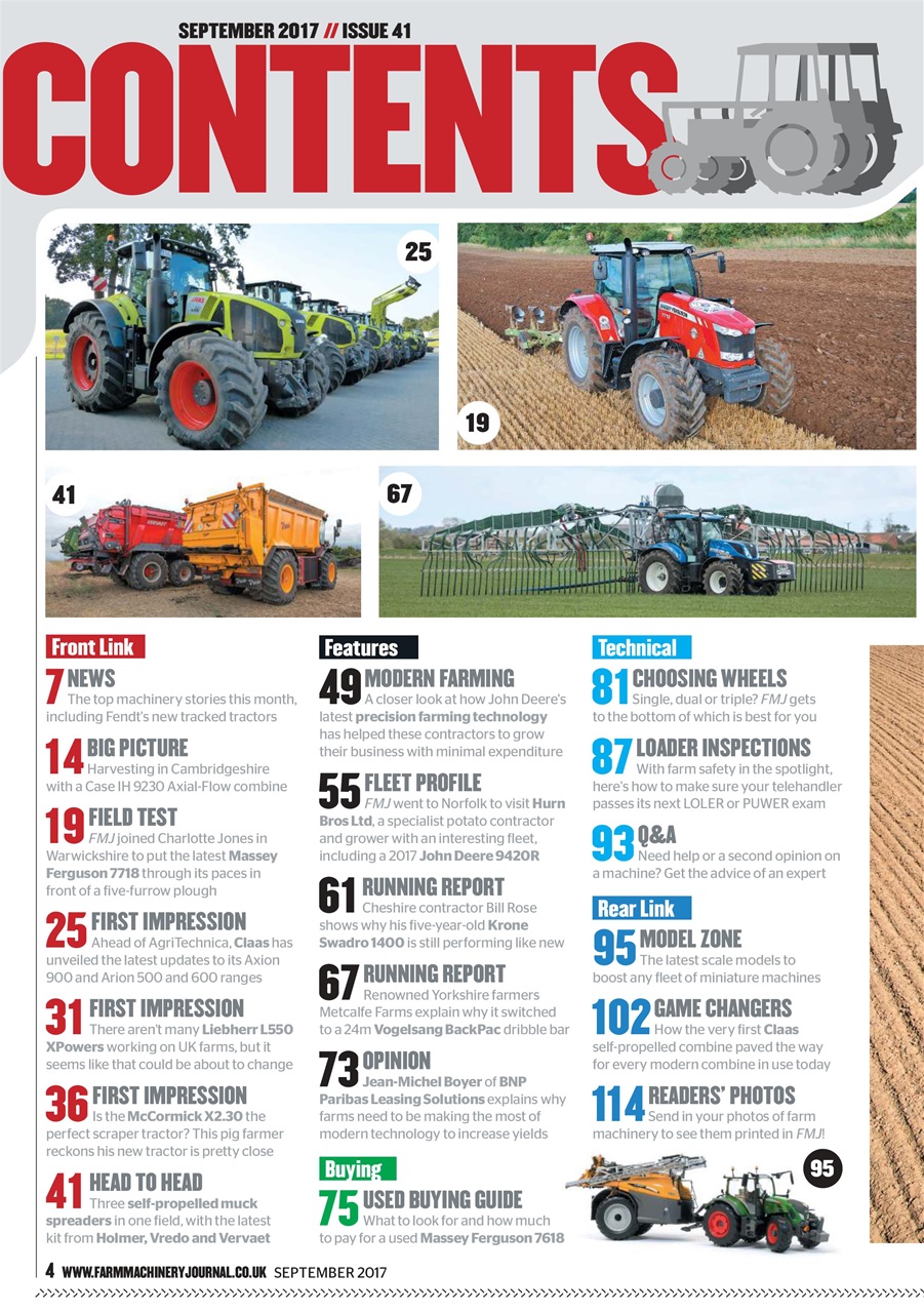 Farm Machinery Journal Preview Pages