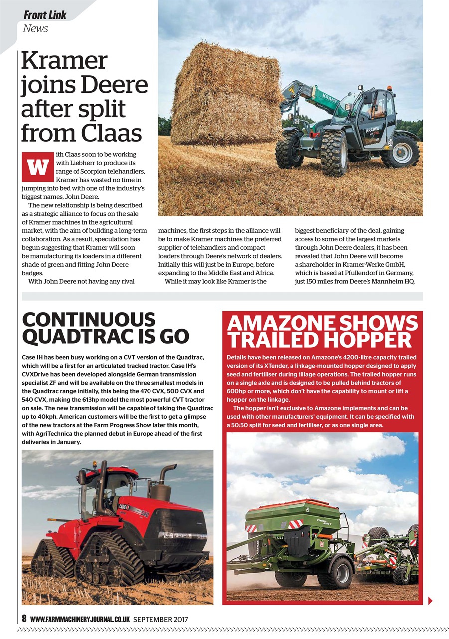 Farm Machinery Journal Preview Pages