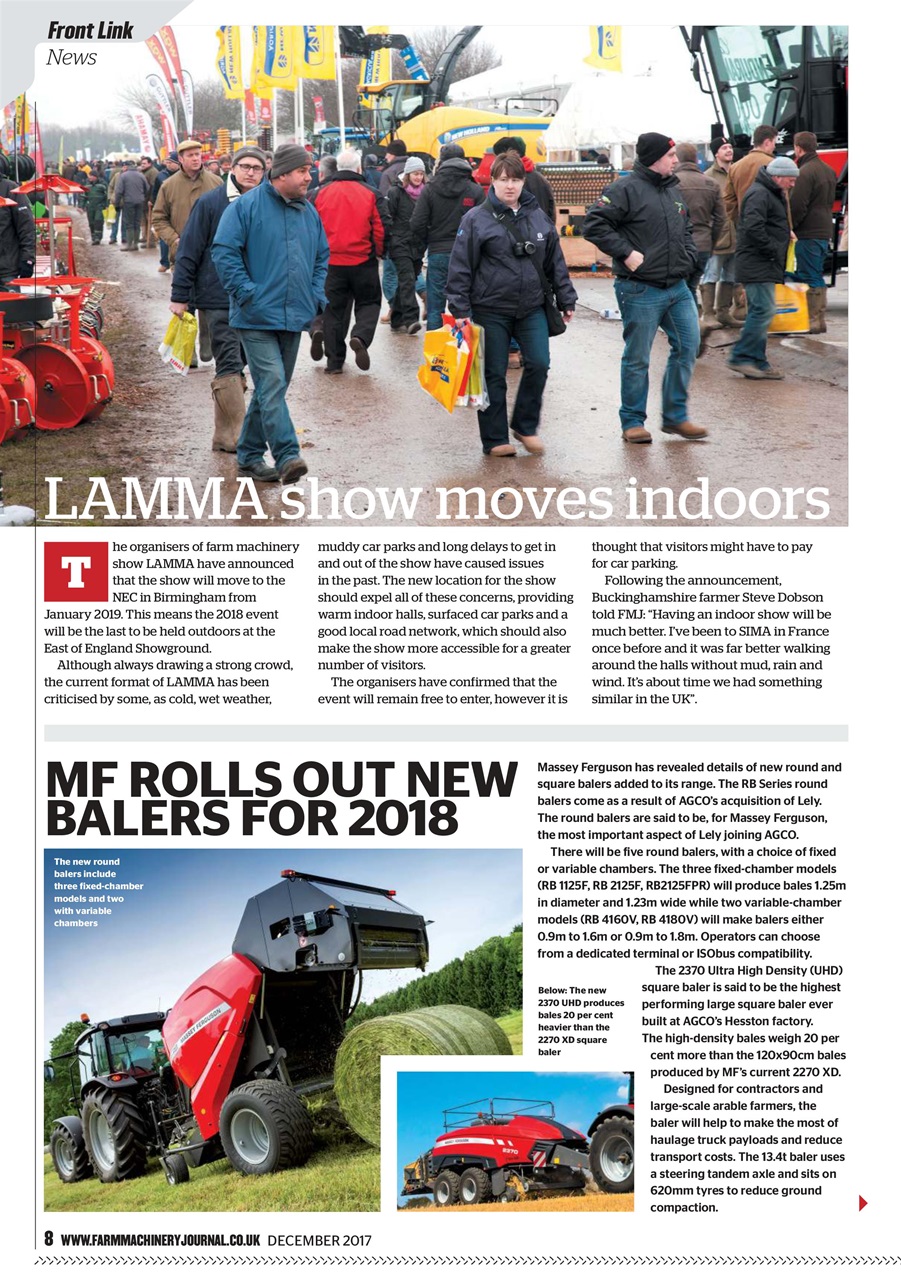 Farm Machinery Journal Preview Pages