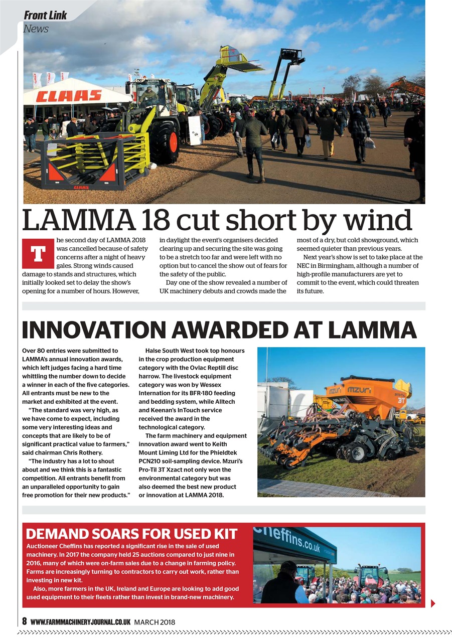 Farm Machinery Journal Preview Pages