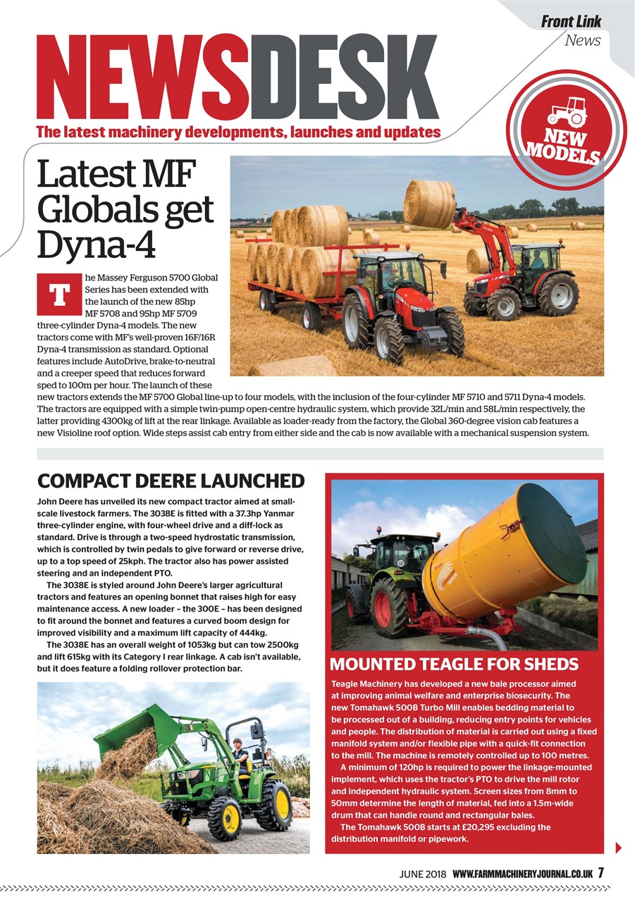 Farm Machinery Journal Preview Pages