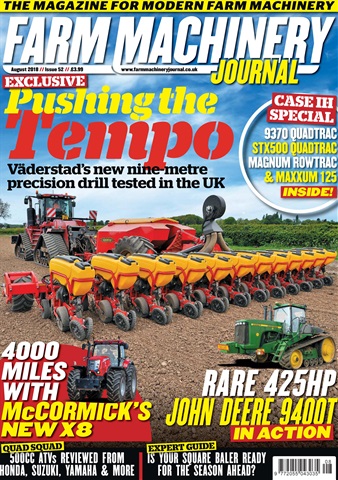 Farm Machinery Journal issue August 2018