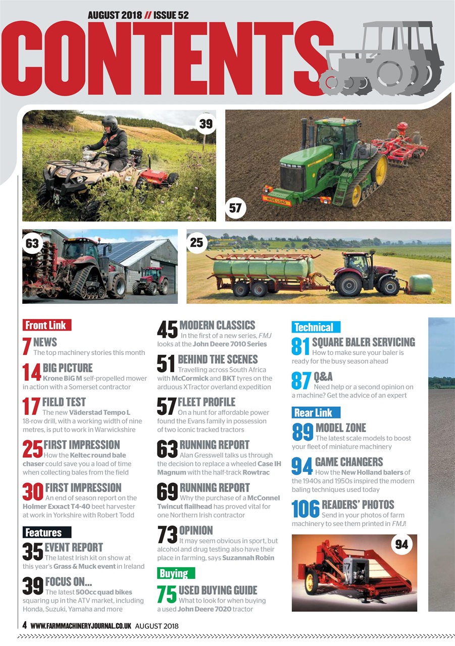 Farm Machinery Journal Preview Pages
