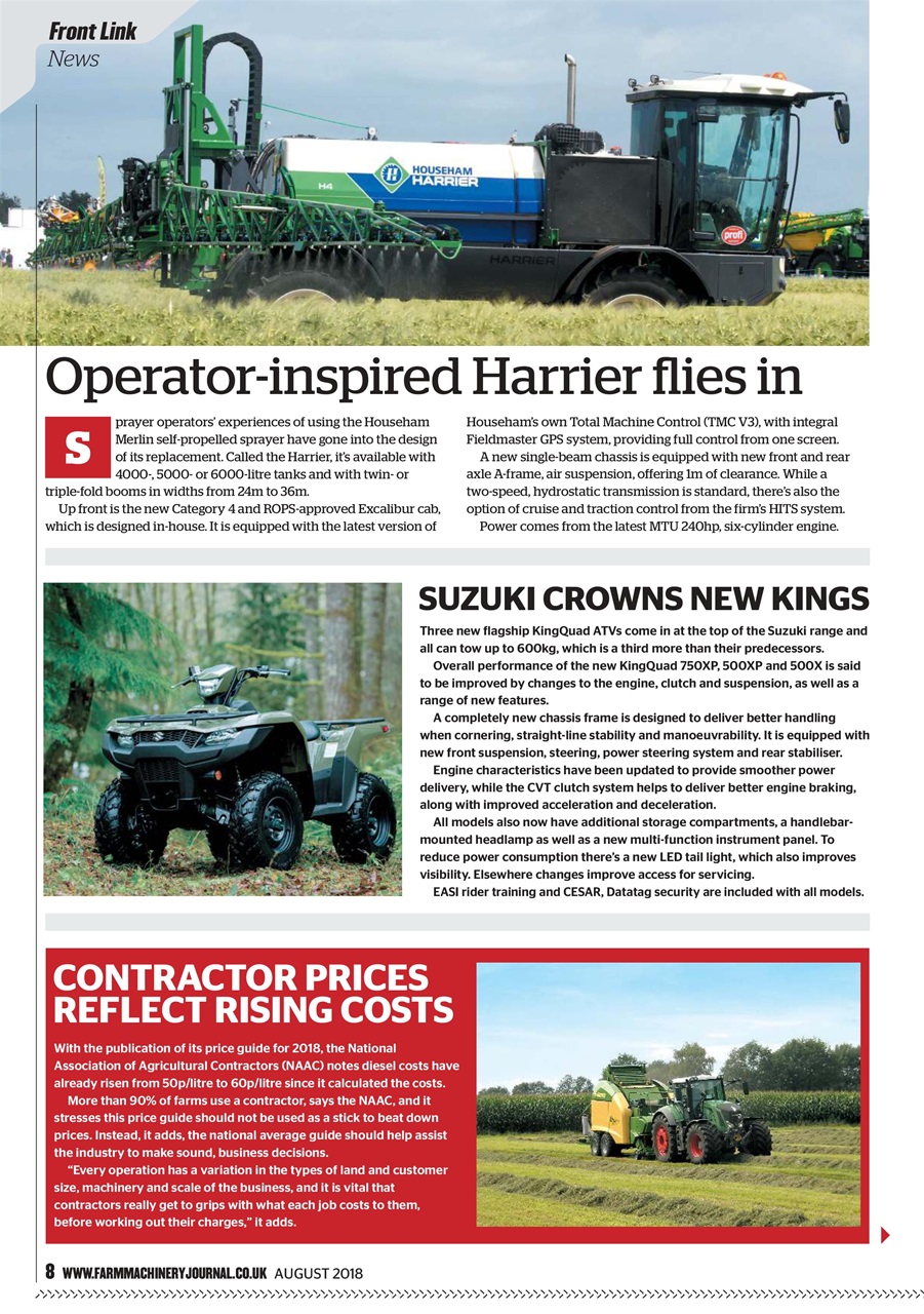 Farm Machinery Journal Preview Pages