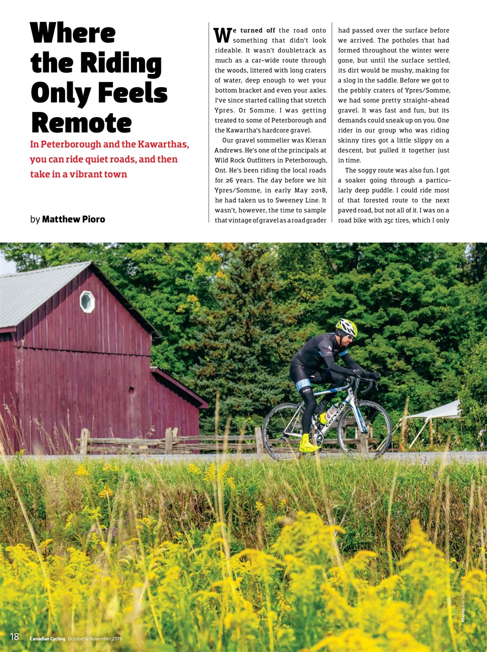 Canadian Cycling Magazine Preview Pages