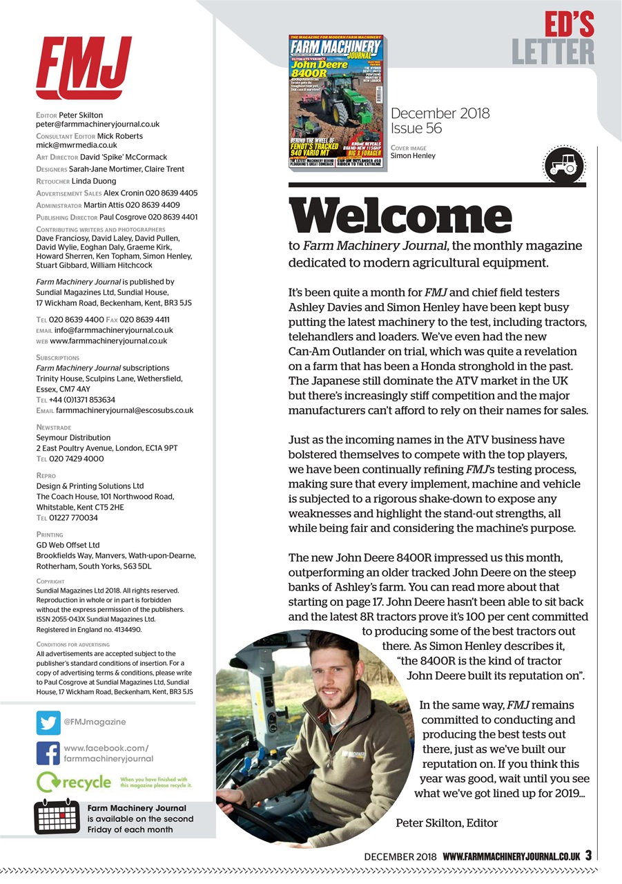 Farm Machinery Journal Preview Pages