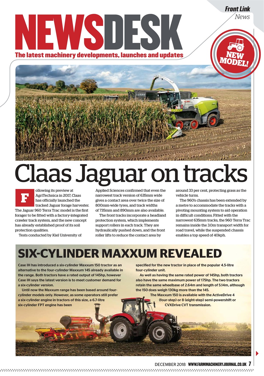 Farm Machinery Journal Preview Pages