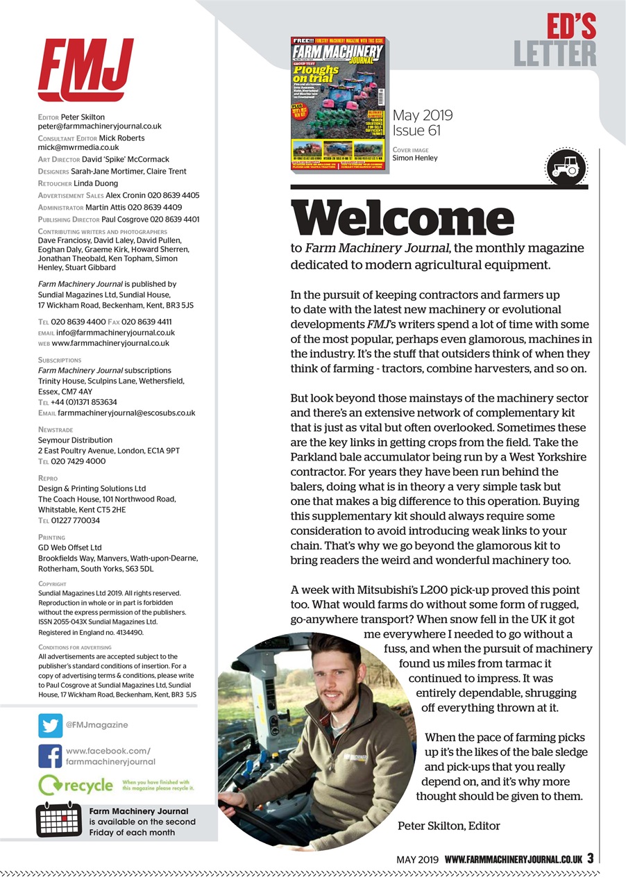 Farm Machinery Journal Preview Pages