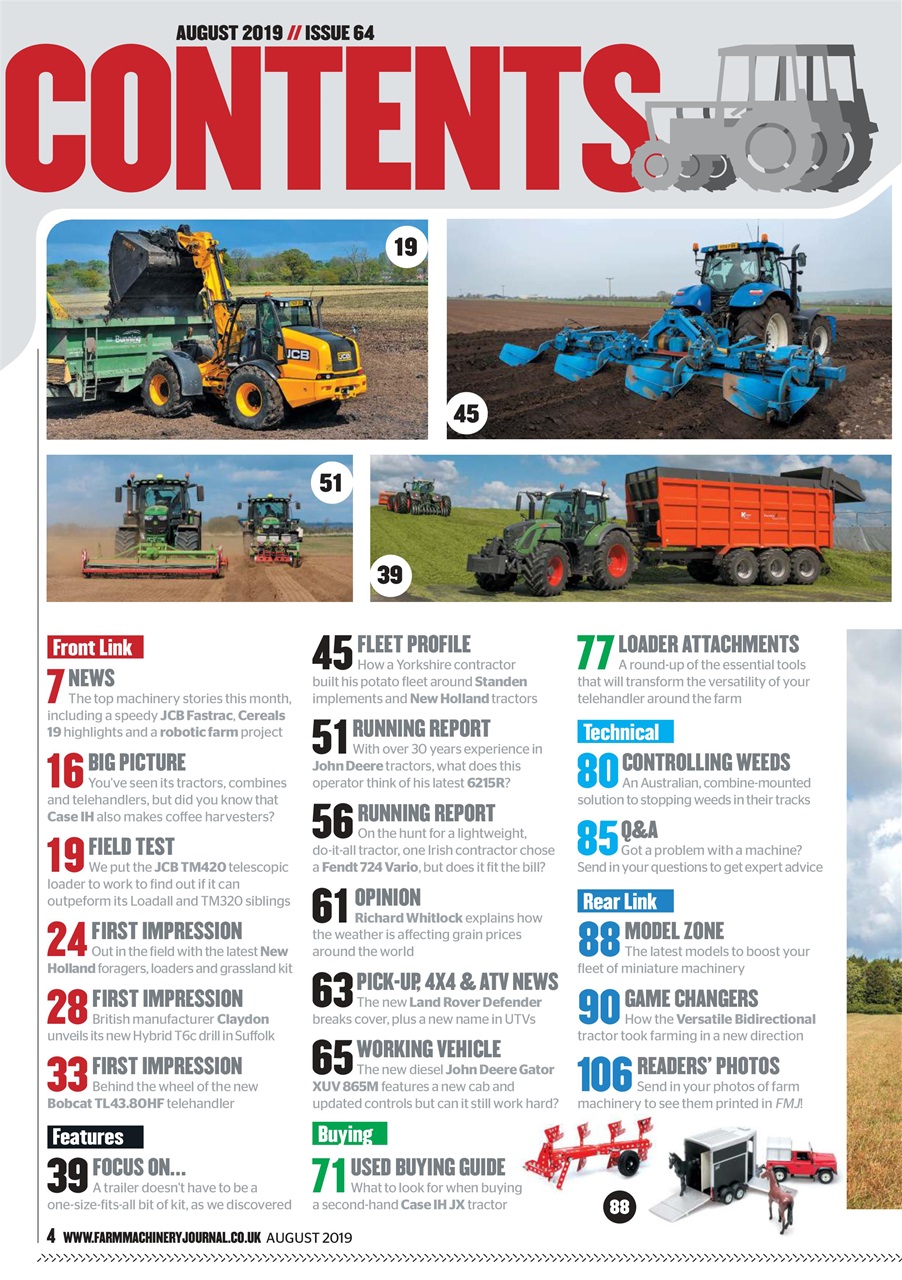 Farm Machinery Journal Preview Pages