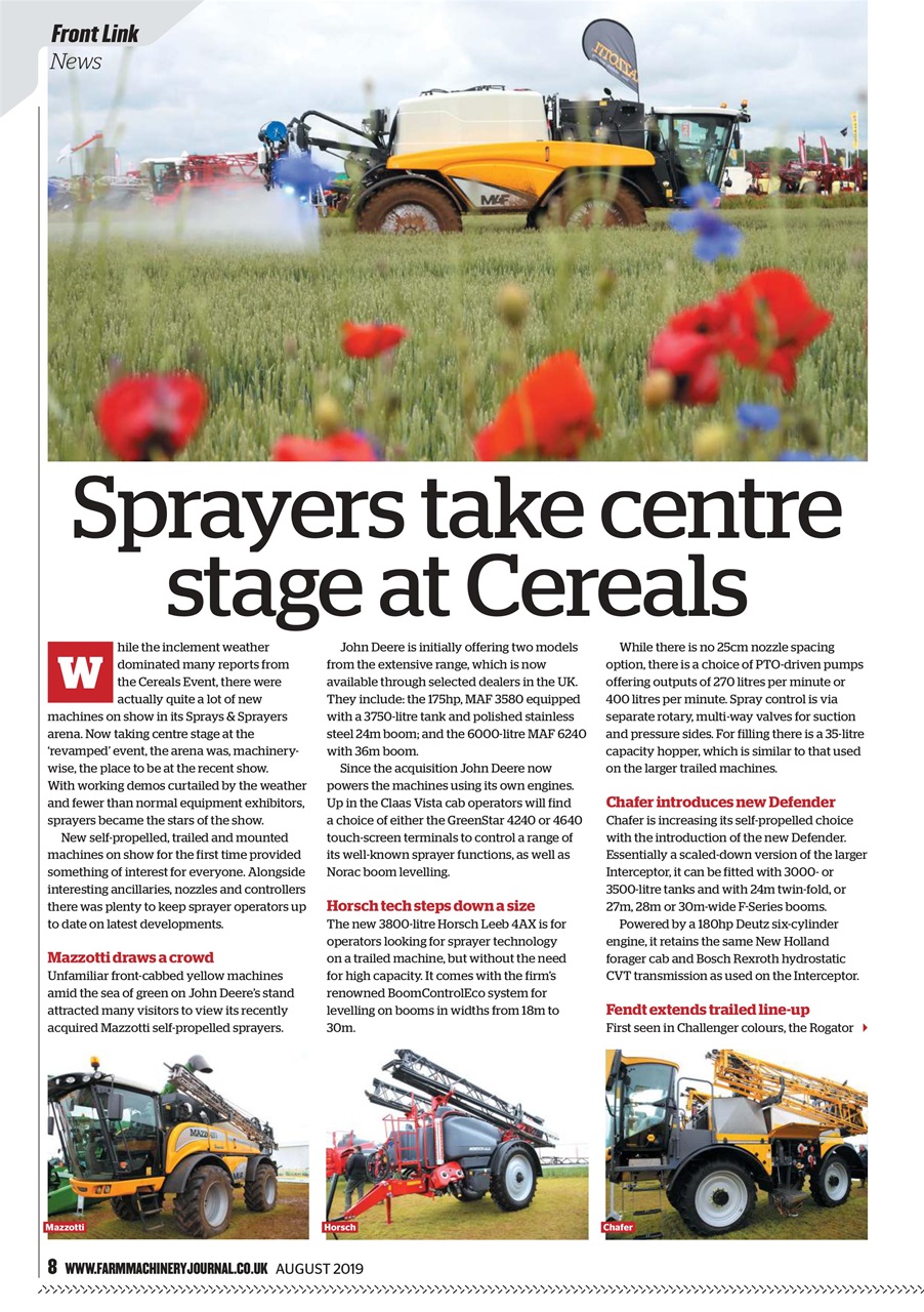 Farm Machinery Journal Preview Pages
