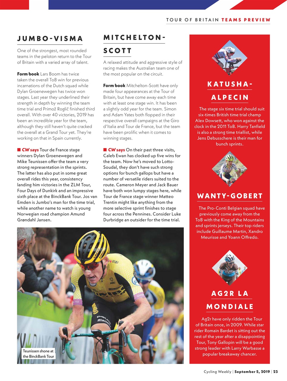 Cycling Weekly Preview Pages