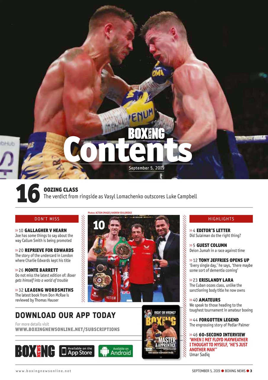 Boxing News Preview Pages