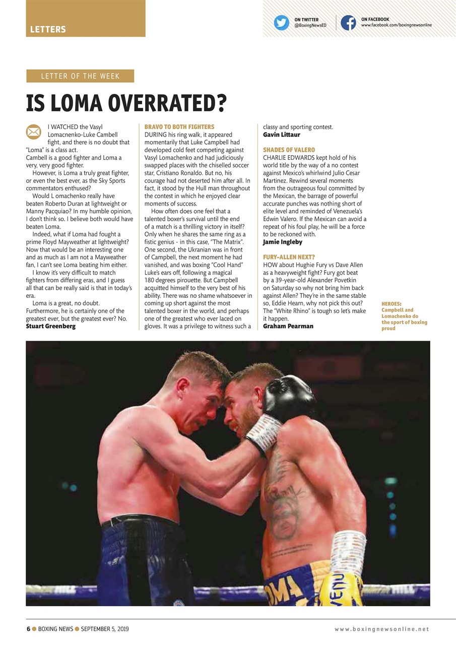 Boxing News Preview Pages