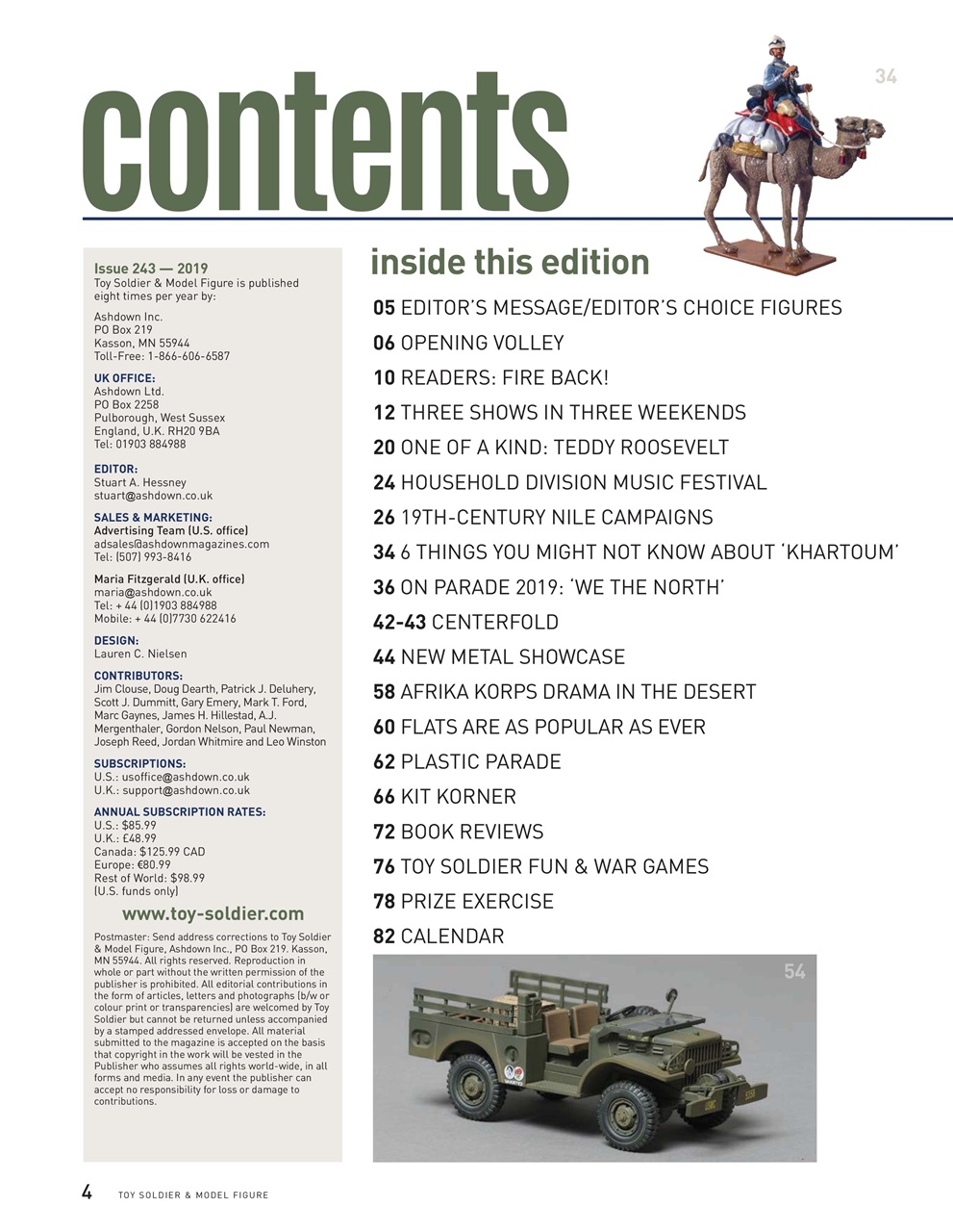 Toy Soldier & Model Figure Preview Pages