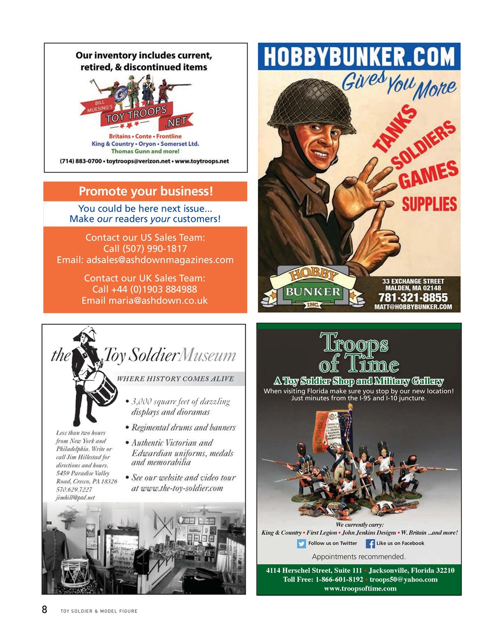 Toy Soldier & Model Figure Preview Pages