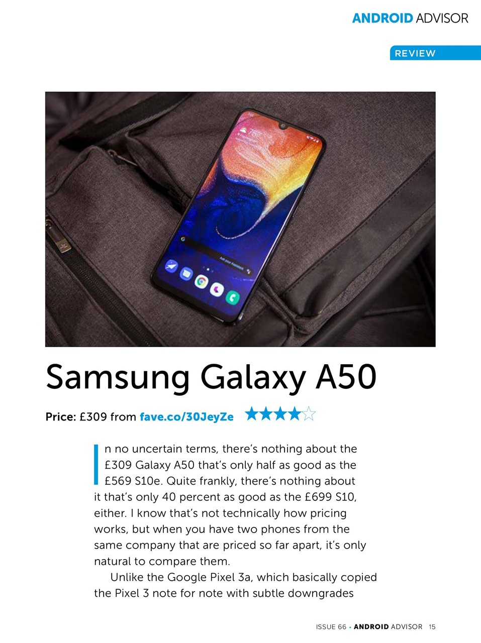 Android Advisor Preview Pages