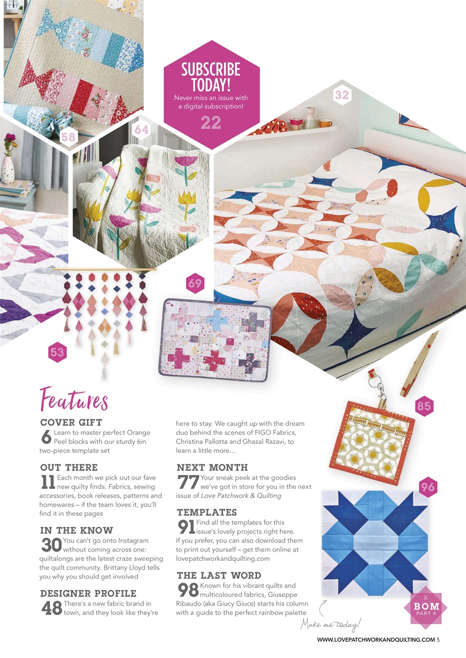 Love Patchwork & Quilting Preview Pages