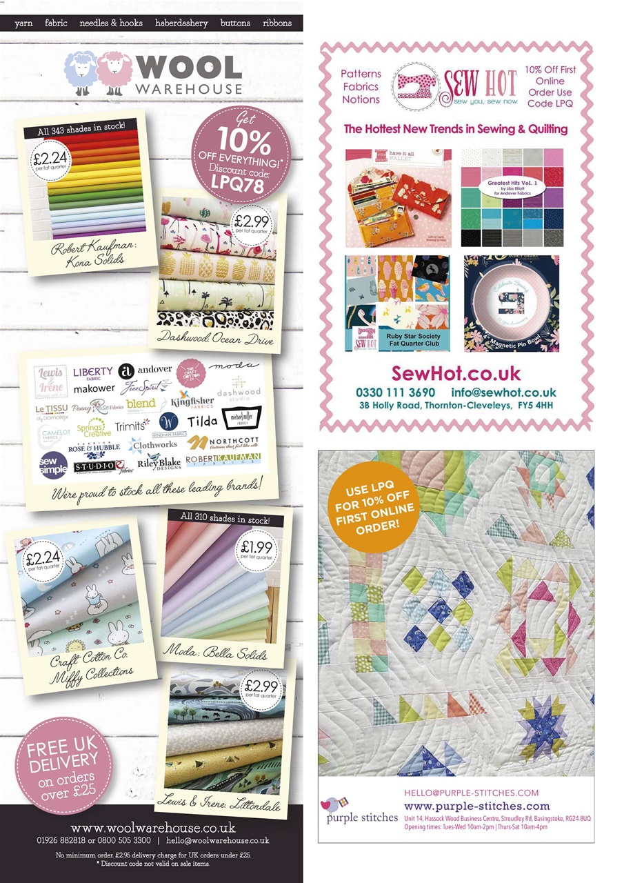 Love Patchwork & Quilting Preview Pages