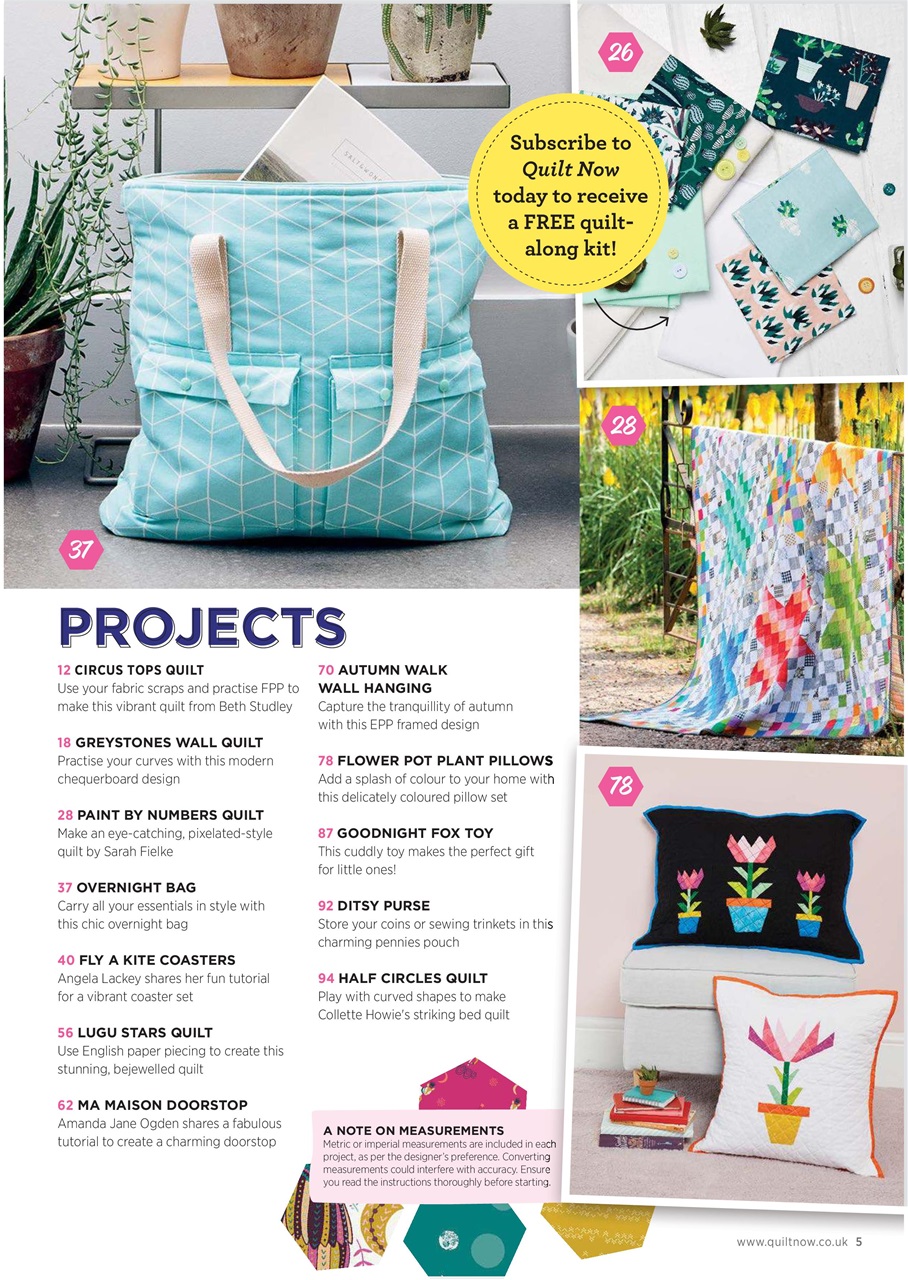 Quilt Now Preview Pages