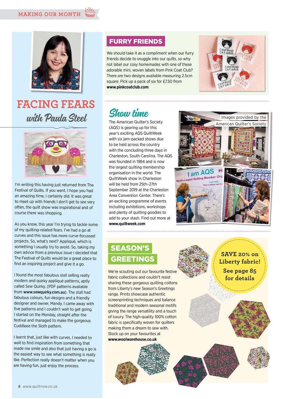 Quilt Now Preview Pages