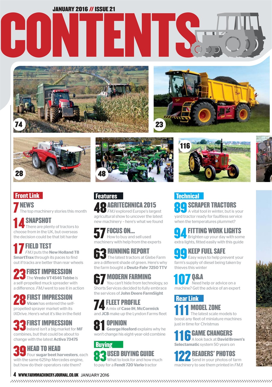 Farm Machinery Journal Preview Pages