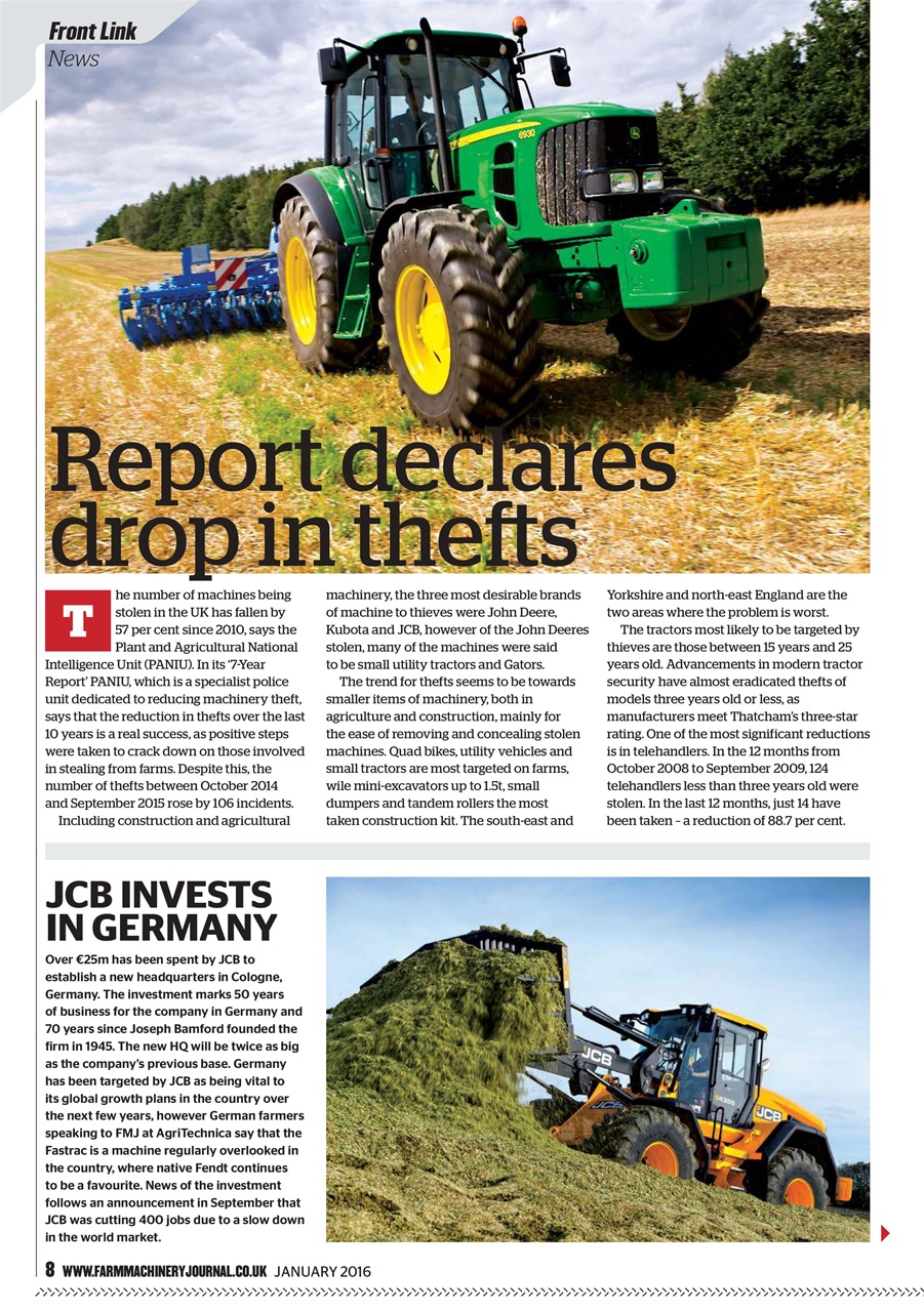 Farm Machinery Journal Preview Pages