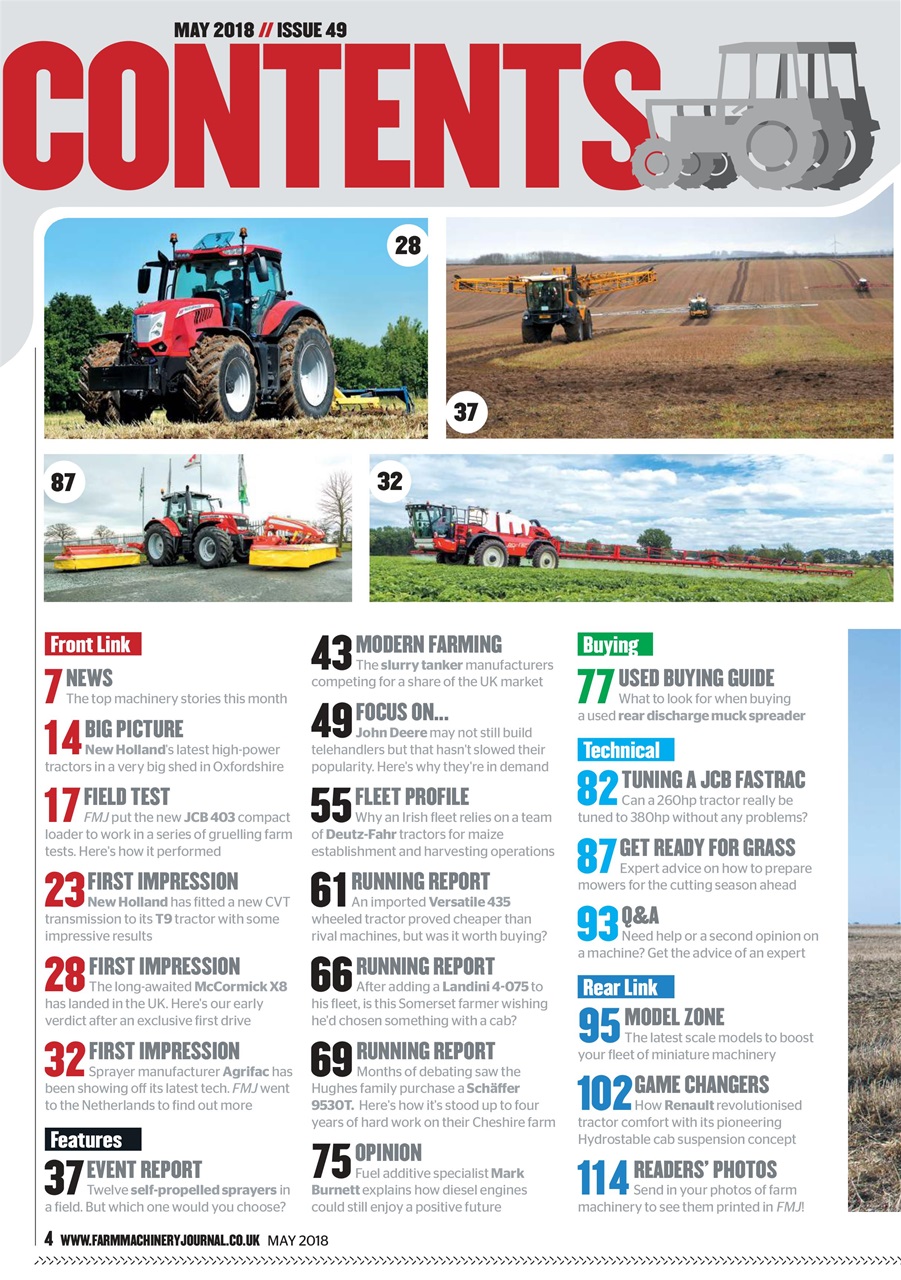 Farm Machinery Journal Preview Pages