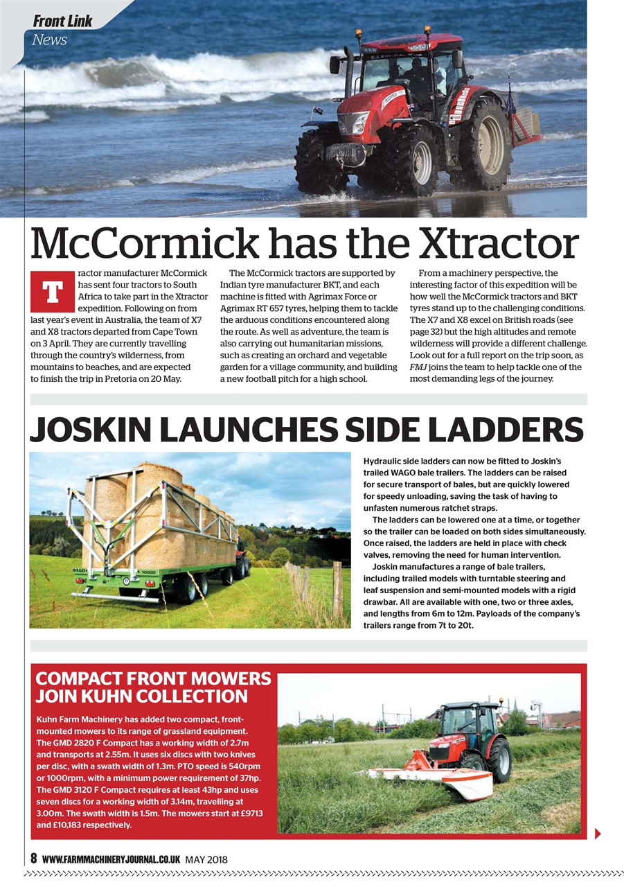 Farm Machinery Journal Preview Pages