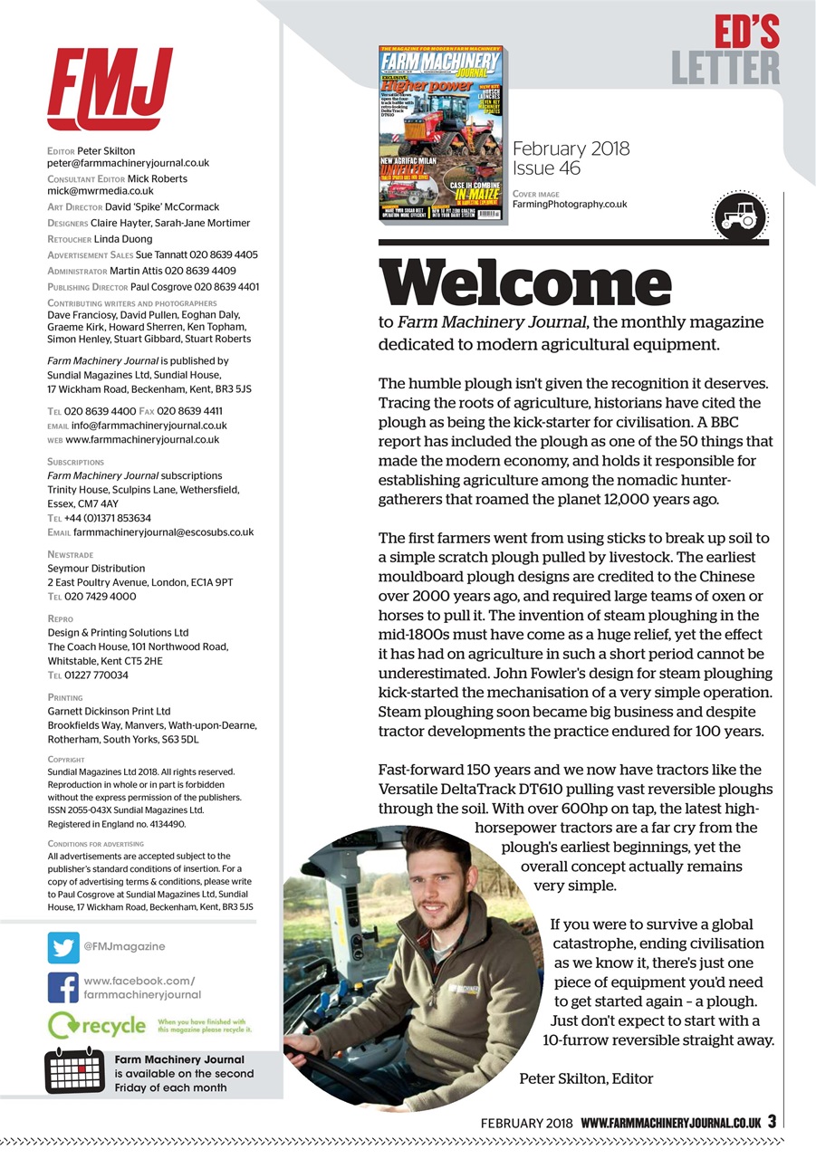 Farm Machinery Journal Preview Pages
