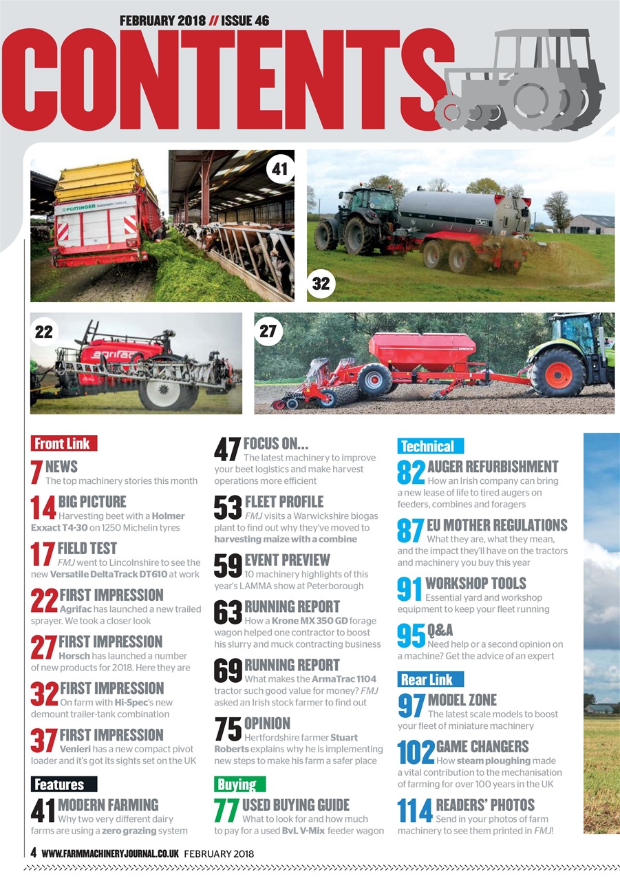 Farm Machinery Journal Preview Pages