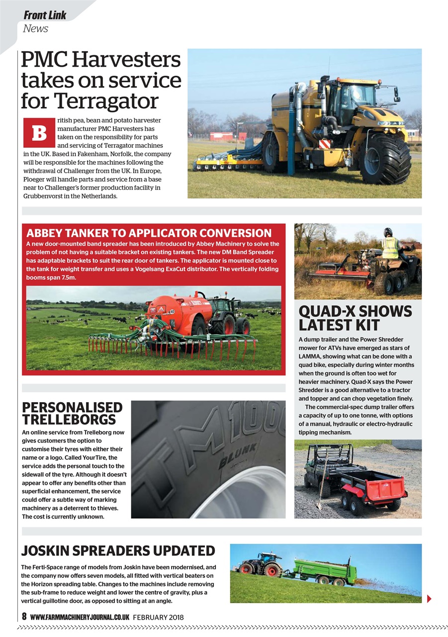 Farm Machinery Journal Preview Pages