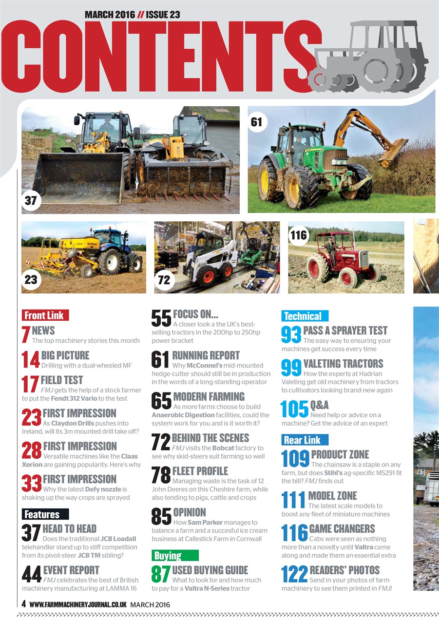 Farm Machinery Journal Preview Pages