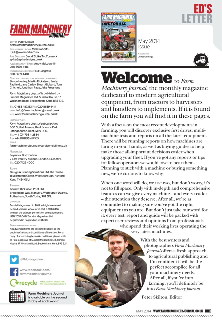 Farm Machinery Journal Preview Pages