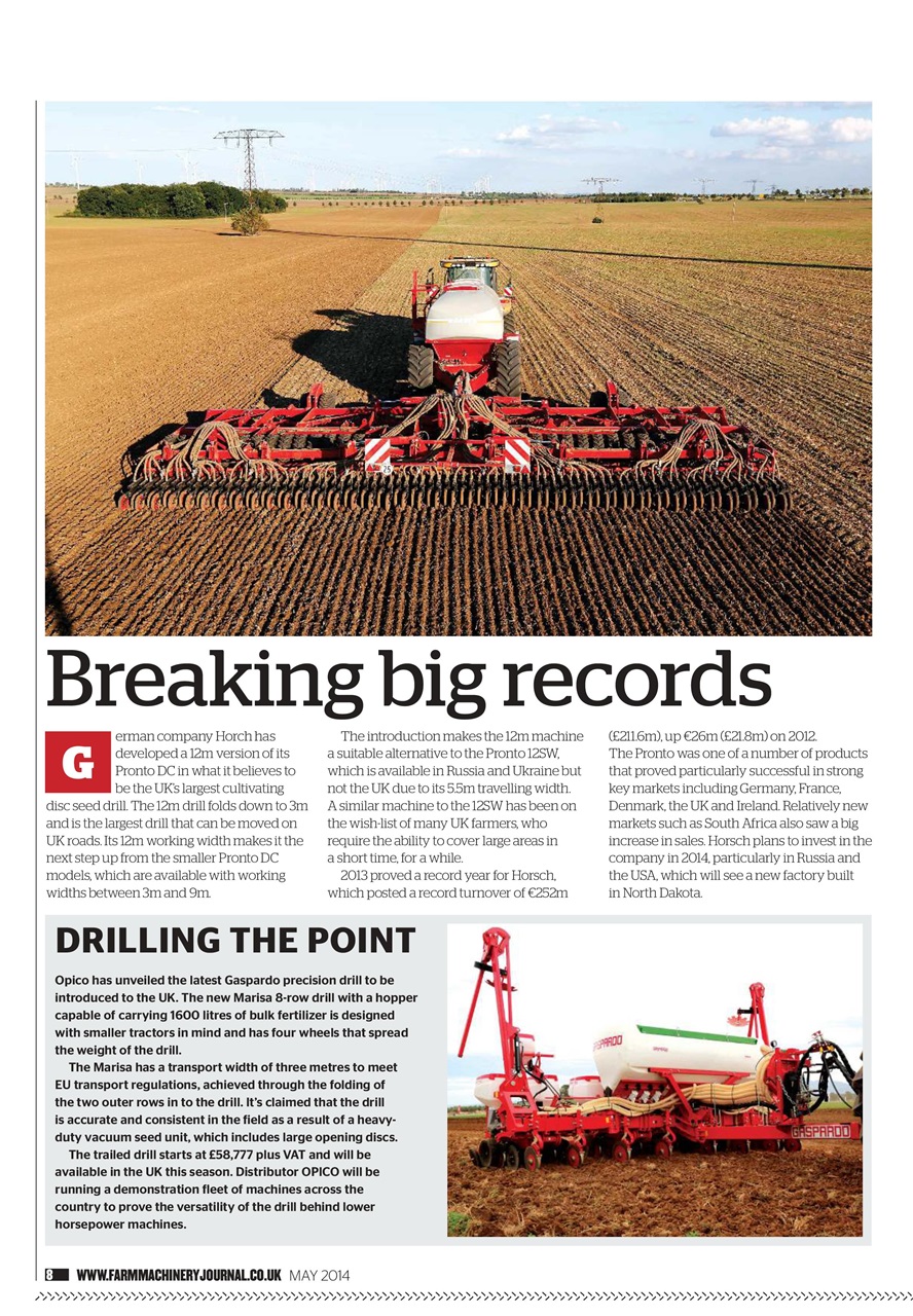 Farm Machinery Journal Preview Pages