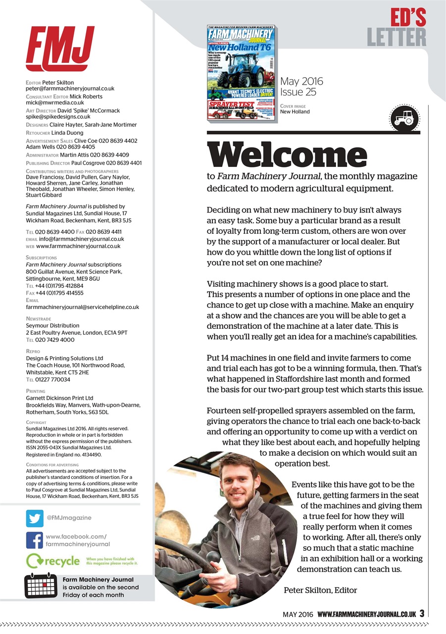 Farm Machinery Journal Preview Pages