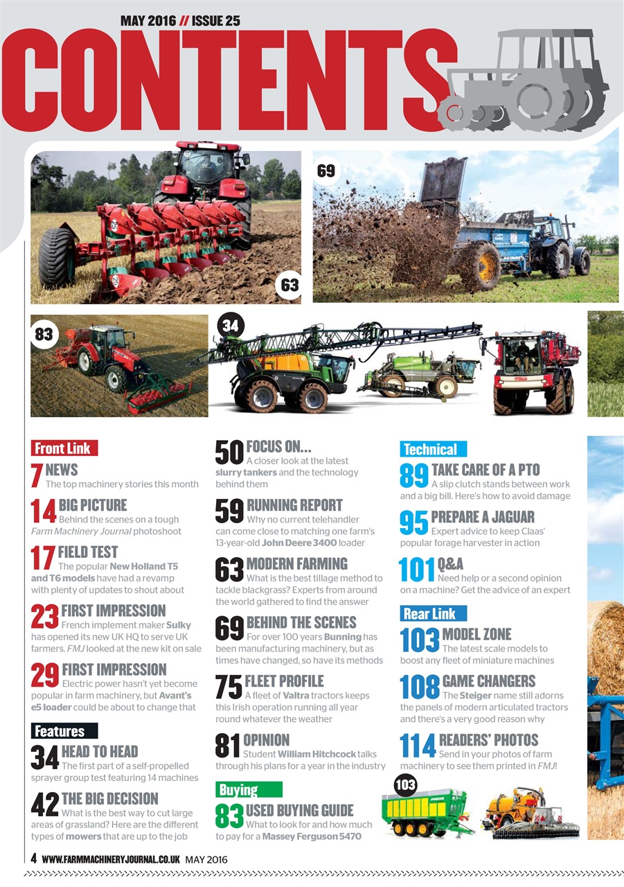 Farm Machinery Journal Preview Pages