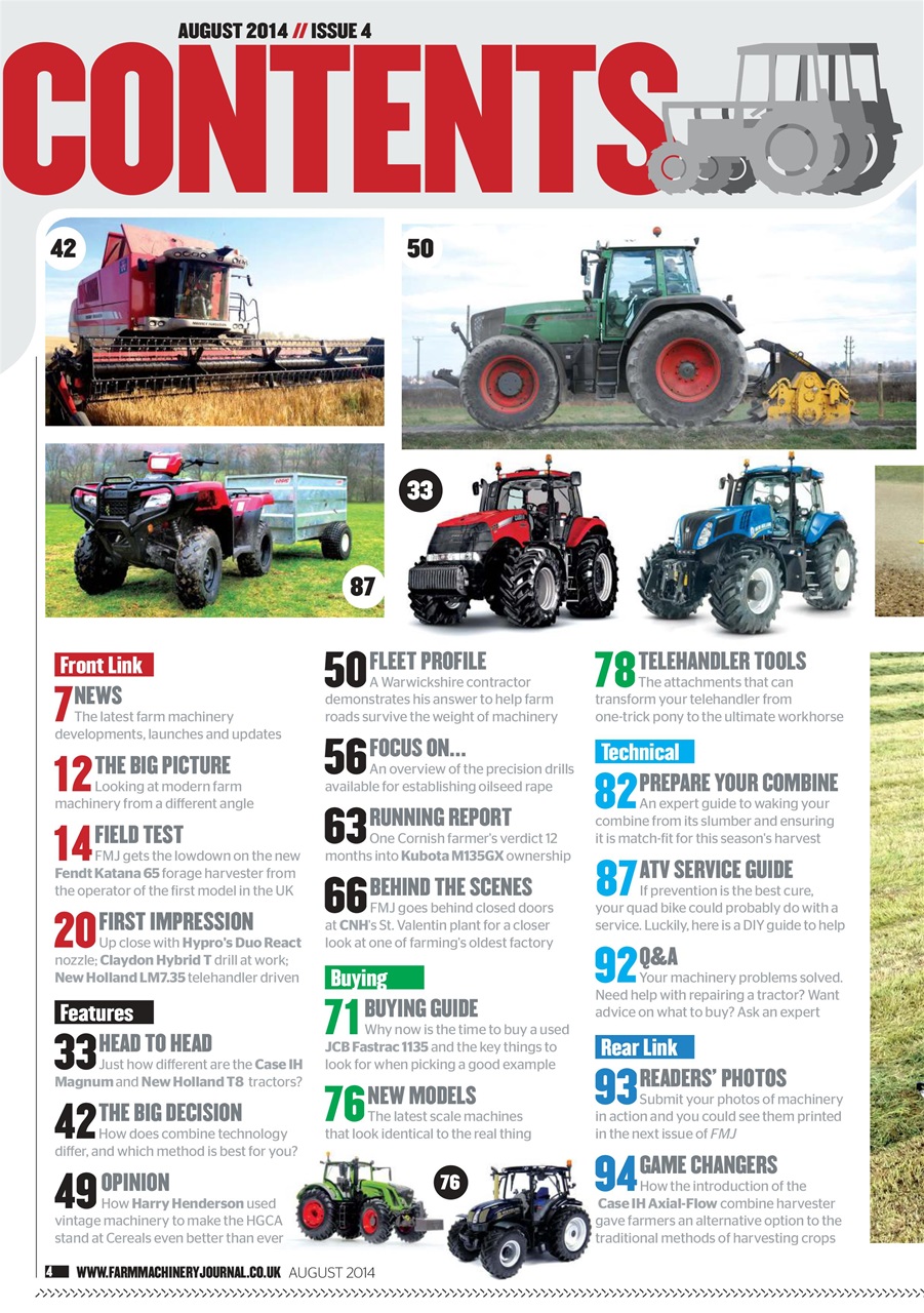 Farm Machinery Journal Preview Pages
