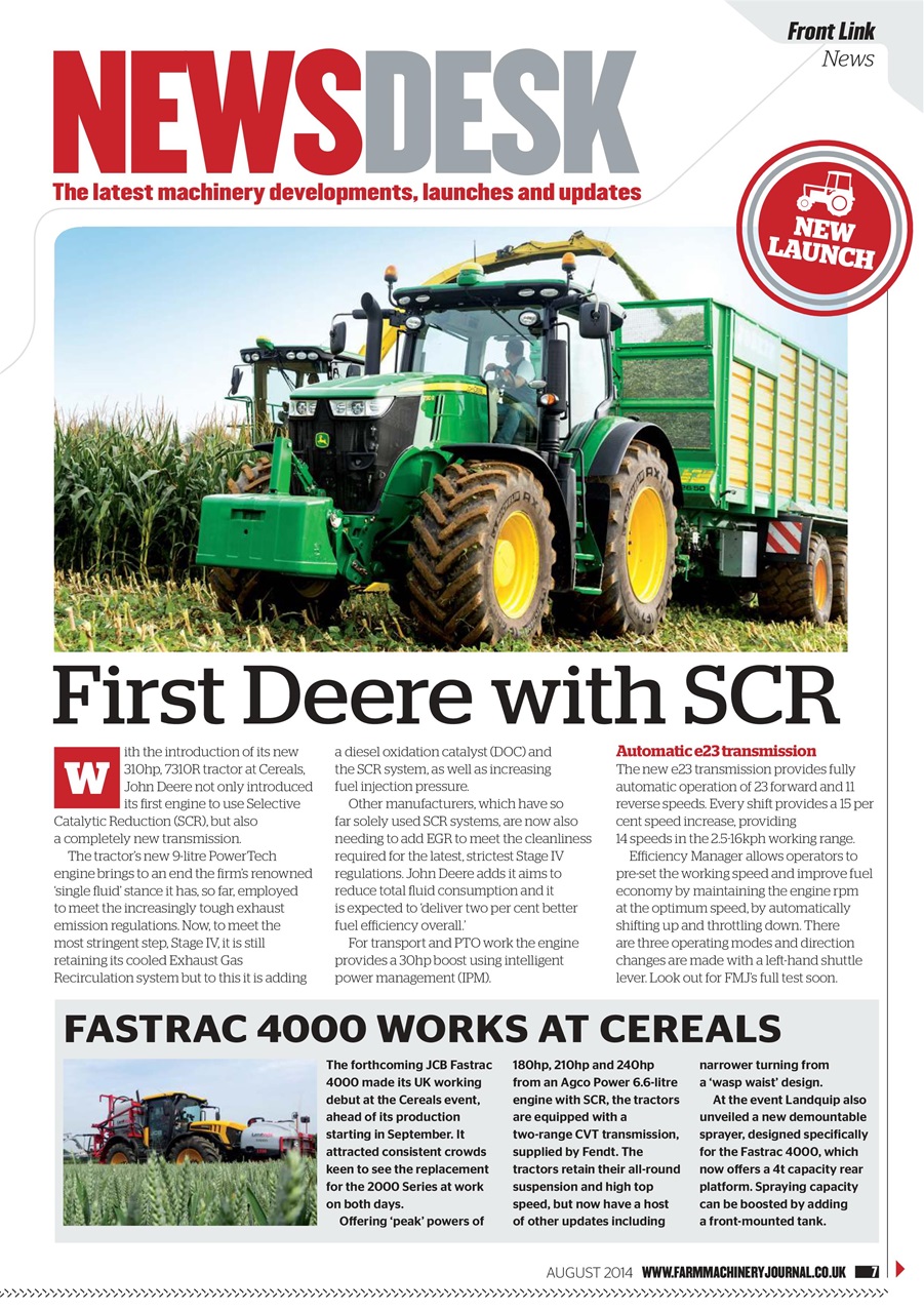 Farm Machinery Journal Preview Pages