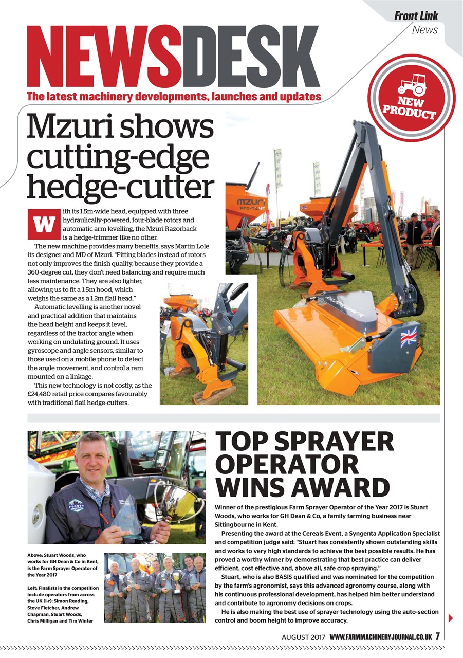 Farm Machinery Journal Preview Pages