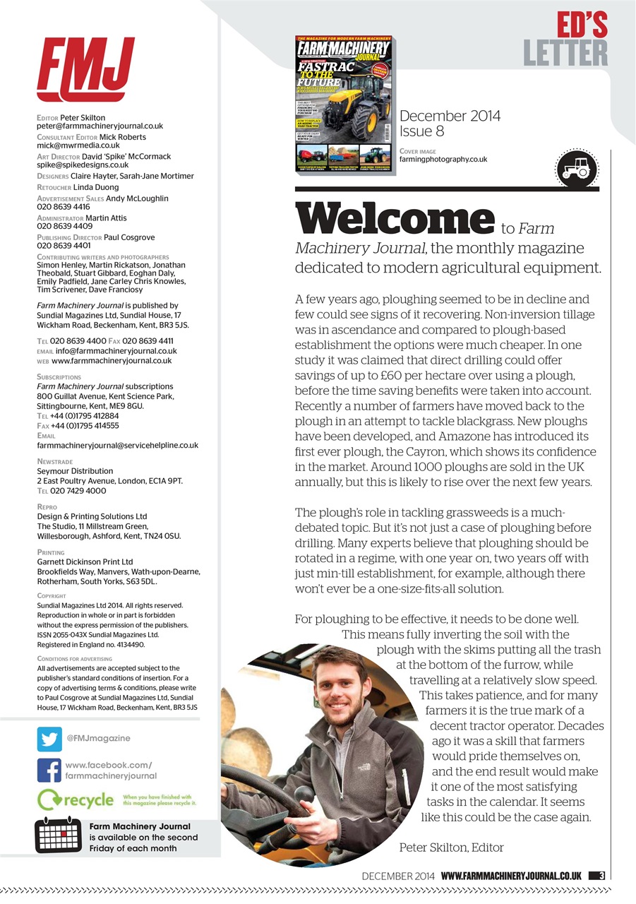 Farm Machinery Journal Preview Pages
