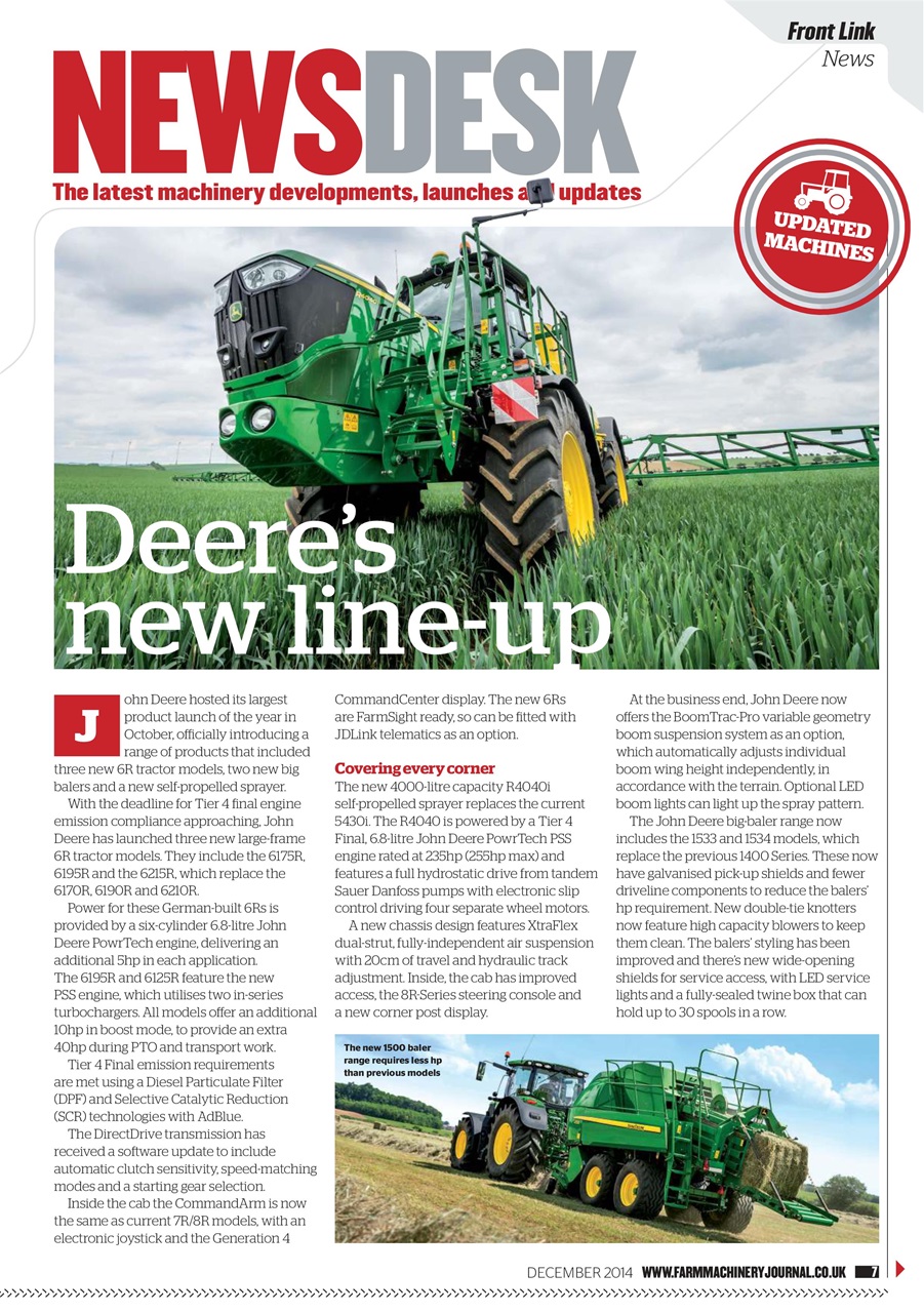 Farm Machinery Journal Preview Pages
